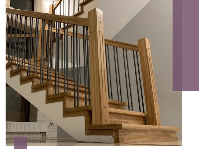 Реставрация деревянных и металлических лестниц в Сибае