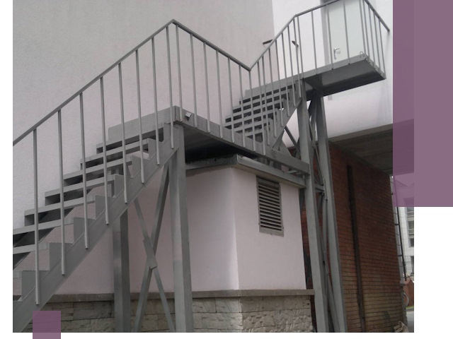 Монтаж пожарных лестниц под ключ в Сибае с гарантией качества