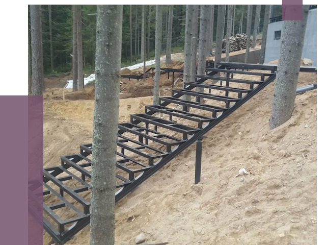 Монтаж металлических лестниц в Сибае от 13616 руб. 