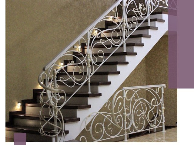Кованые лестницы под ключ в Сибае — изготовление и монтаж