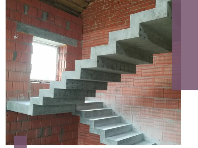 Бетонные лестницы под ключ в Сибае: монтаж, демонтаж, ремонт