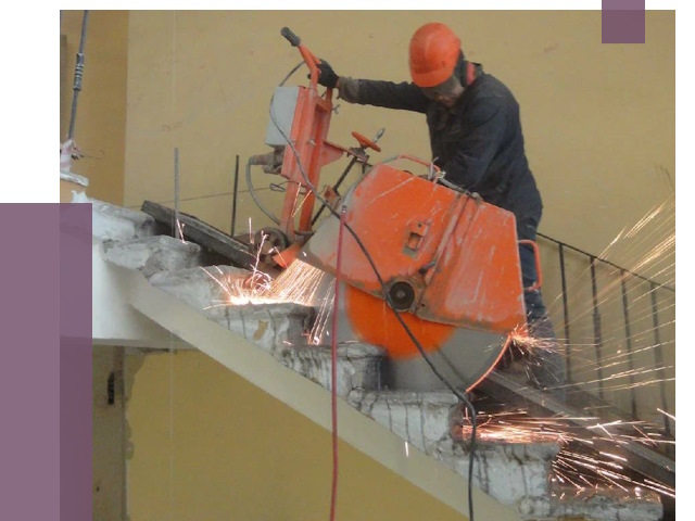 Демонтаж бетонных лестниц в Сибае от 4624 руб. за м2 | ПРОЛЁТ-Сба