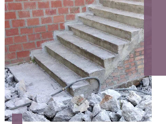 Демонтаж бетонных лестниц в Сибае: быстро и безопасно