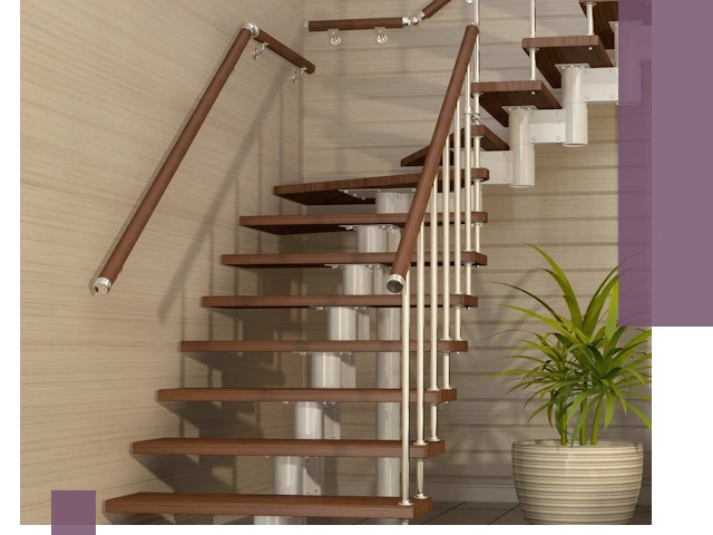 Изготовление модульных лестниц под ключ в Сибае