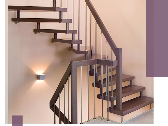 Изготовление лестниц на больцах в Сибае под ключ