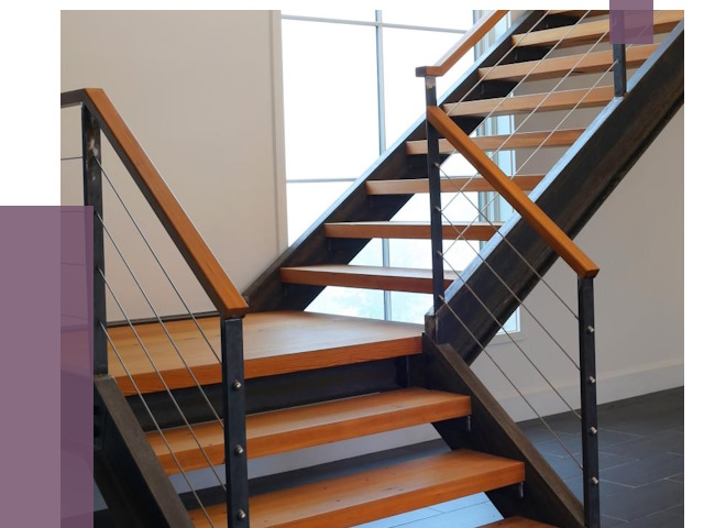 Изготовление лестниц на металлокаркасе в Сибае от 19011 руб. | ПРОЛЁТ-Сба