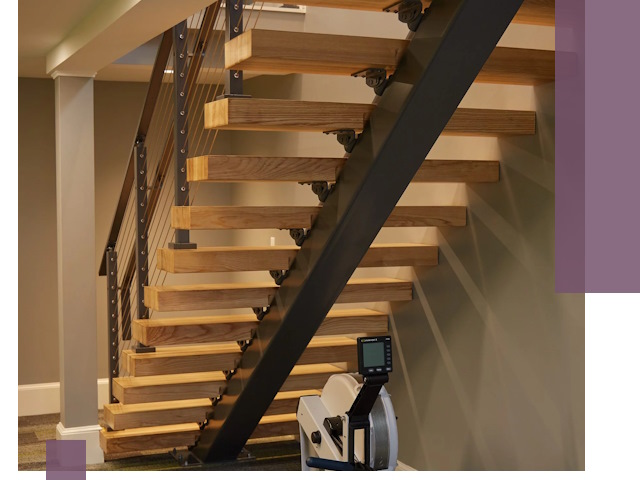 Лестницы на монокосоурах под ключ в Сибае - изготовление и монтаж