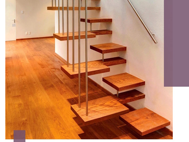 Лестницы «гусиный шаг» на заказ в Сибае для узких пространств