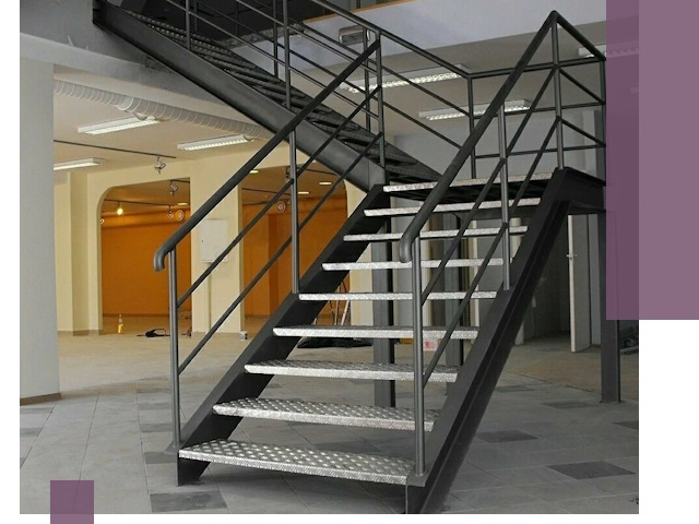 Лестницы для офиса в Сибае: изготовление, монтаж, демонтаж