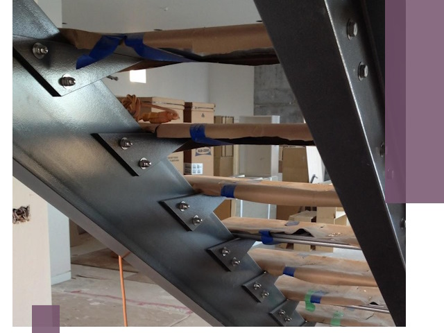 Усиление лестничных конструкций и усиление опор в Сибае