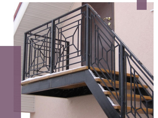 Металлические перила в Сибае от 4316 руб.  | ПРОЛЁТ-Сба