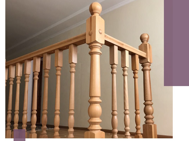 Деревянные перила на заказ в Сибае: монтаж и изготовление