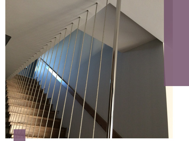 Тросовые перила под ключ в Сибае — производство и монтаж