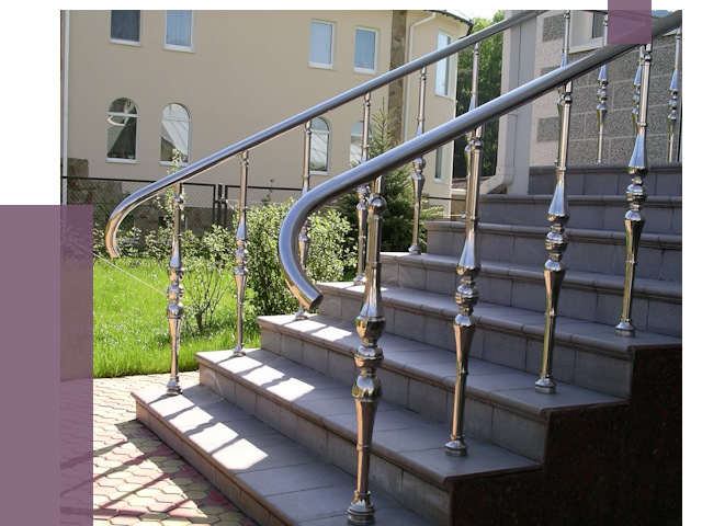 Перила для крыльца в Сибае от 10790 руб. — монтаж ПРОЛЁТ-Сба