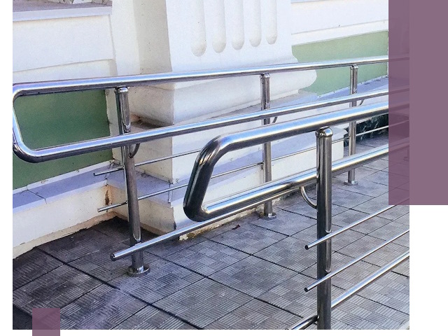 Ограждения пандусов из металла и нержавейки в Сибае