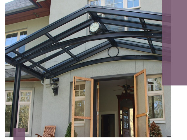 Изготовление и монтаж навесов и козырьков в Сибае