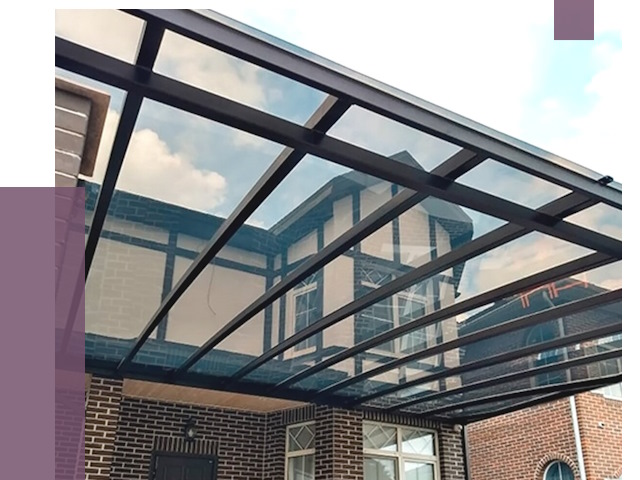 Навесы из поликарбоната в Сибае от 8652 руб. под ключ — ПРОЛЁТ-Сба