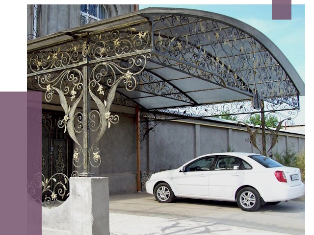 Кованые навесы в Сибае от 14643 руб. | ПРОЛЁТ-Сба