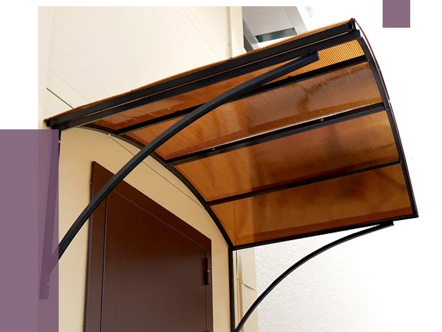 Недорогие козырьки в Сибае от 7625 руб.  | ПРОЛЁТ-Сба