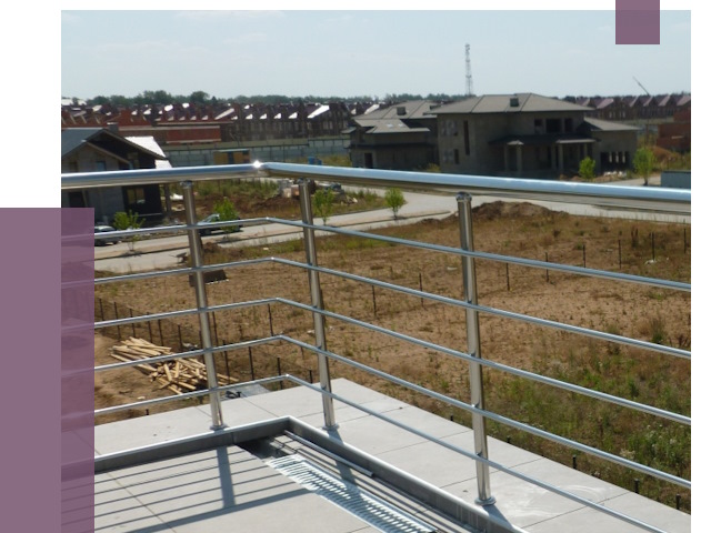 Парапеты из нержавеющей стали в Сибае от 8015 руб. за м² | ПРОЛЁТ-Сба