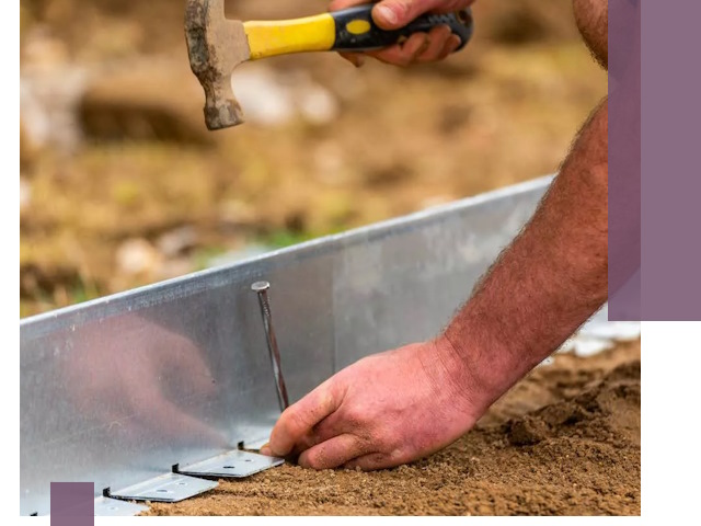 Монтаж металлических бордюров в Сибае быстро и качественно