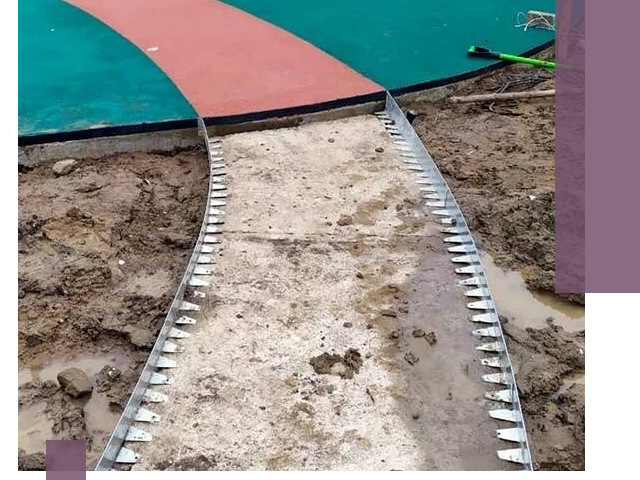 Металлические бордюры для дорожек в Сибае — монтаж и изготовление