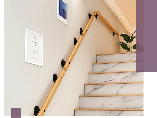 Поручни металлические и деревянные под ключ в Сибае